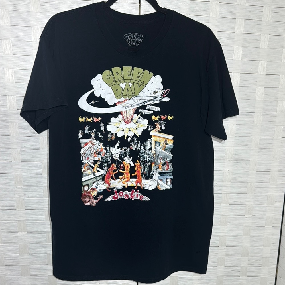 Green Day‎ Black Dookie Graphic T Shirt Size Large